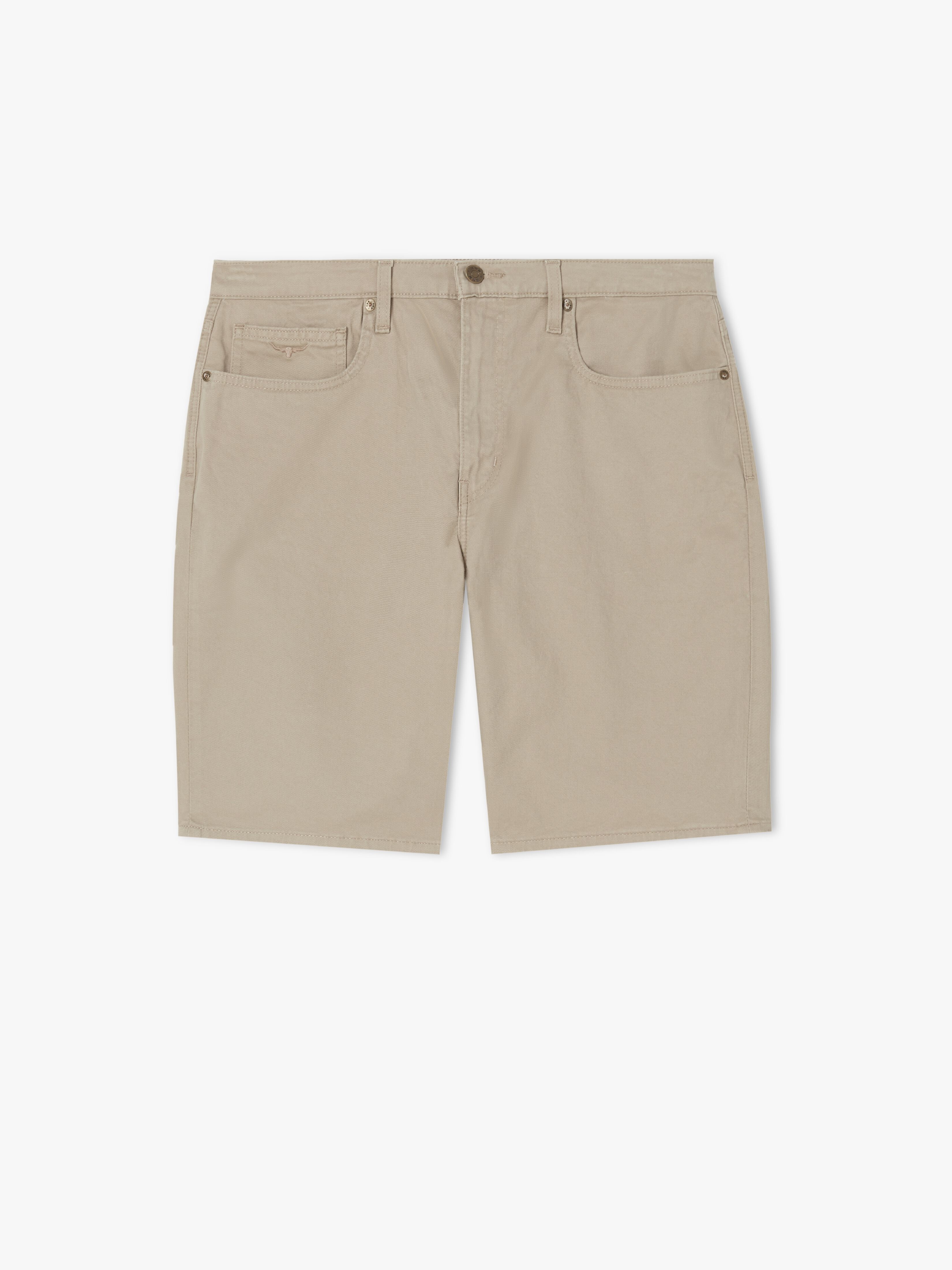 mens denim chino shorts