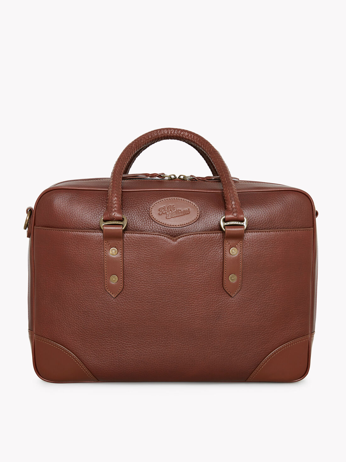 leather briefcase rm williams