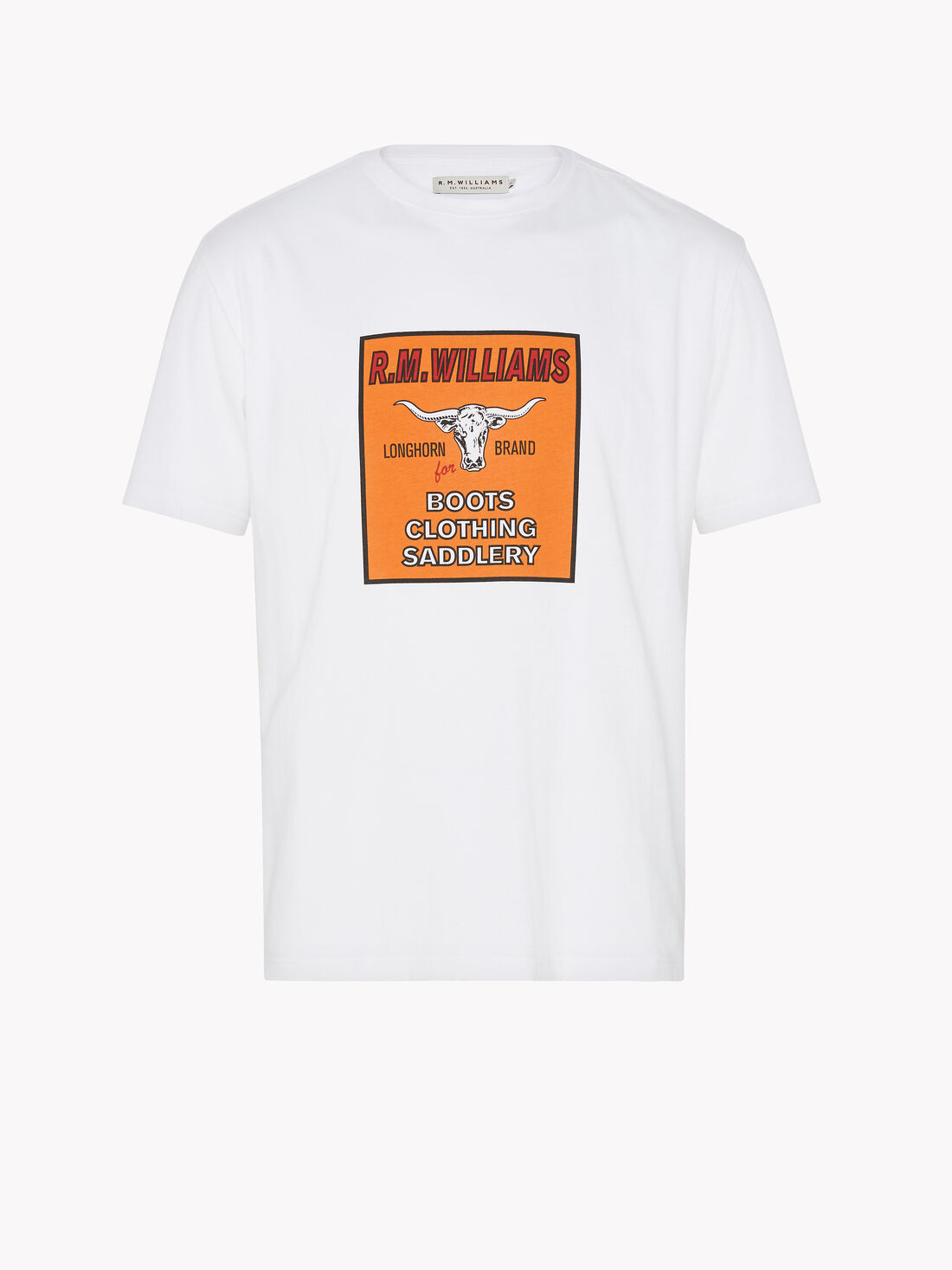 Heritate Box Logo T Shirt Men S T Shirts At R M Williams