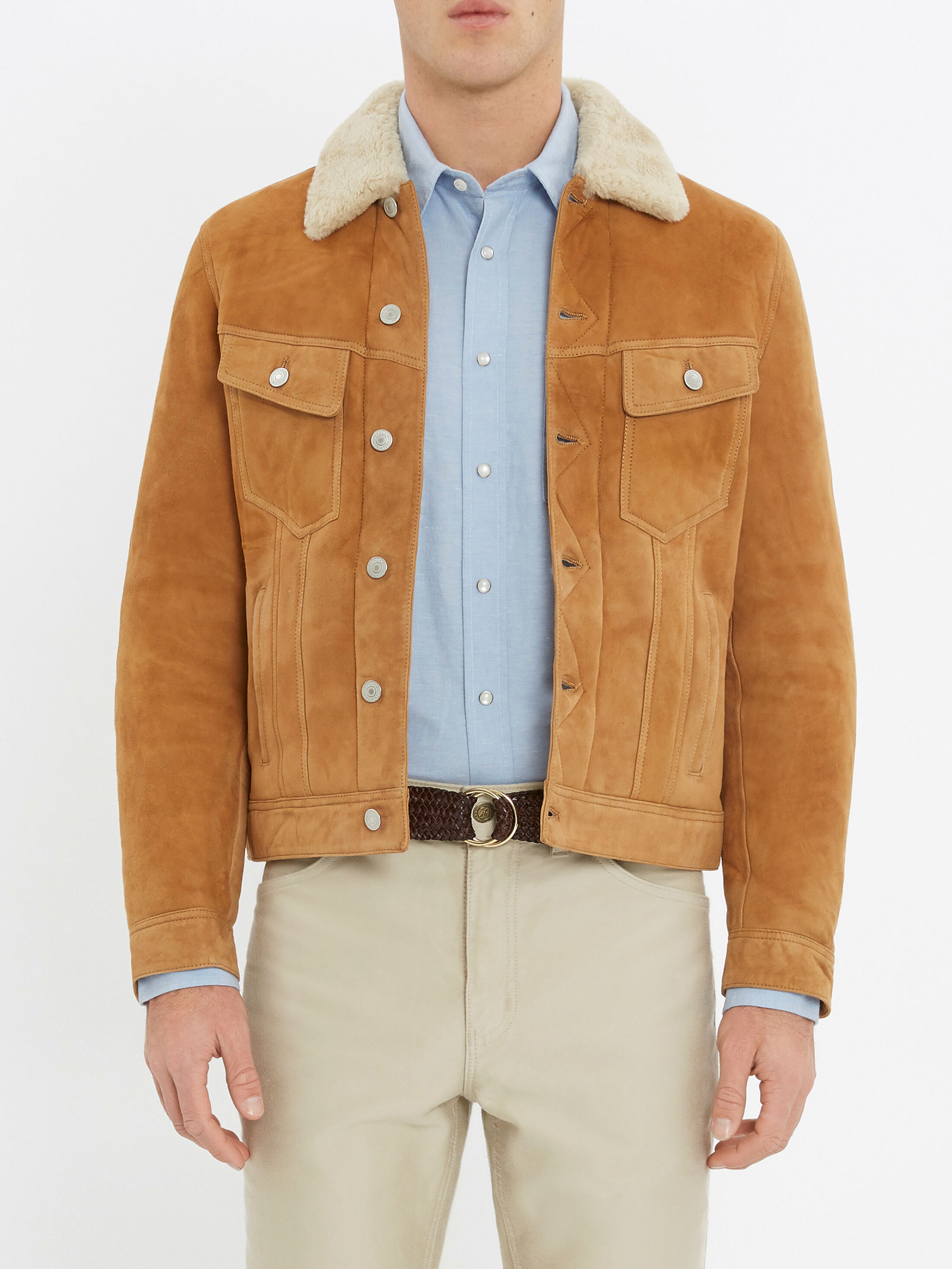 rm williams shearling coat