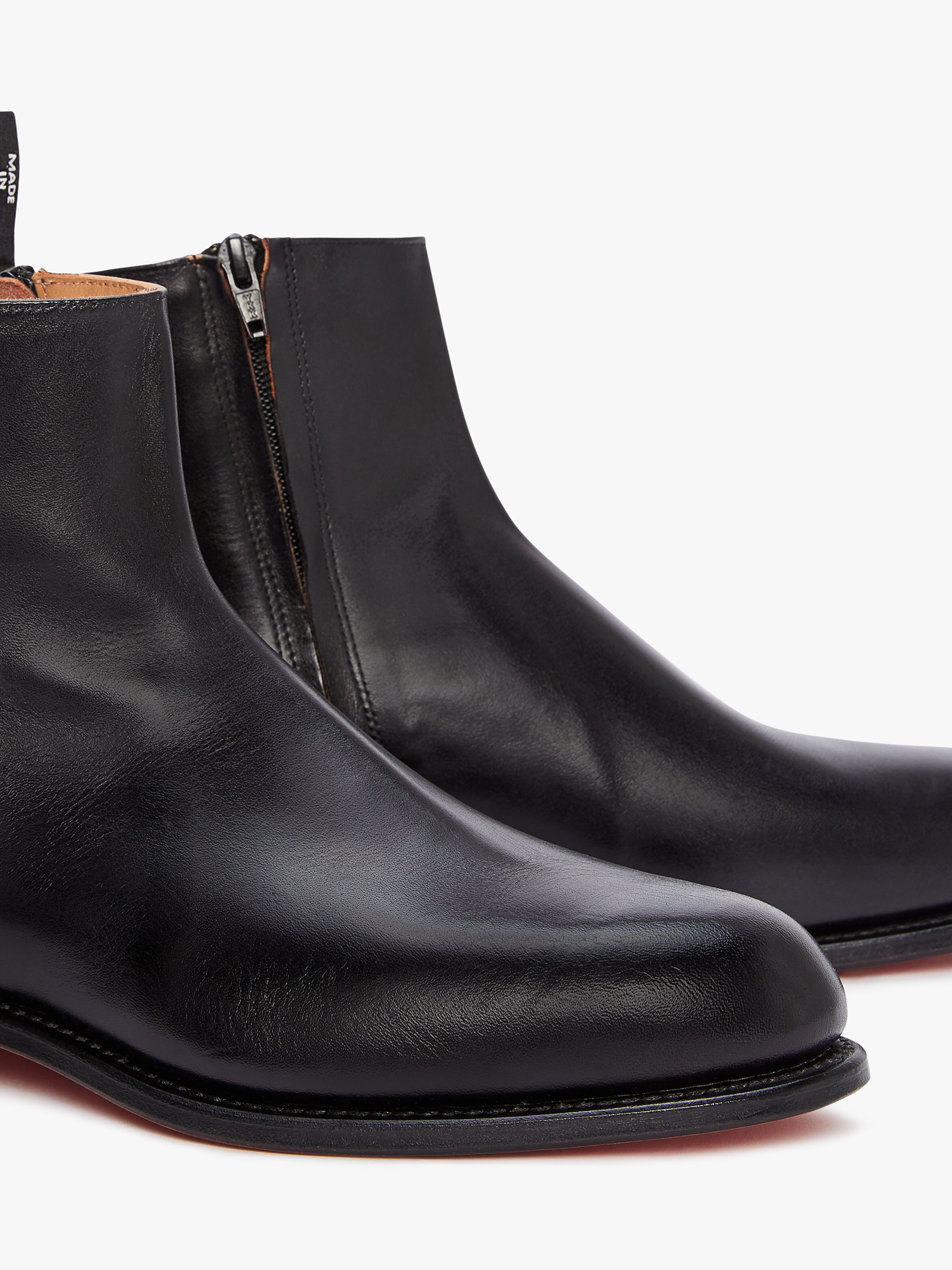 black balmoral boots