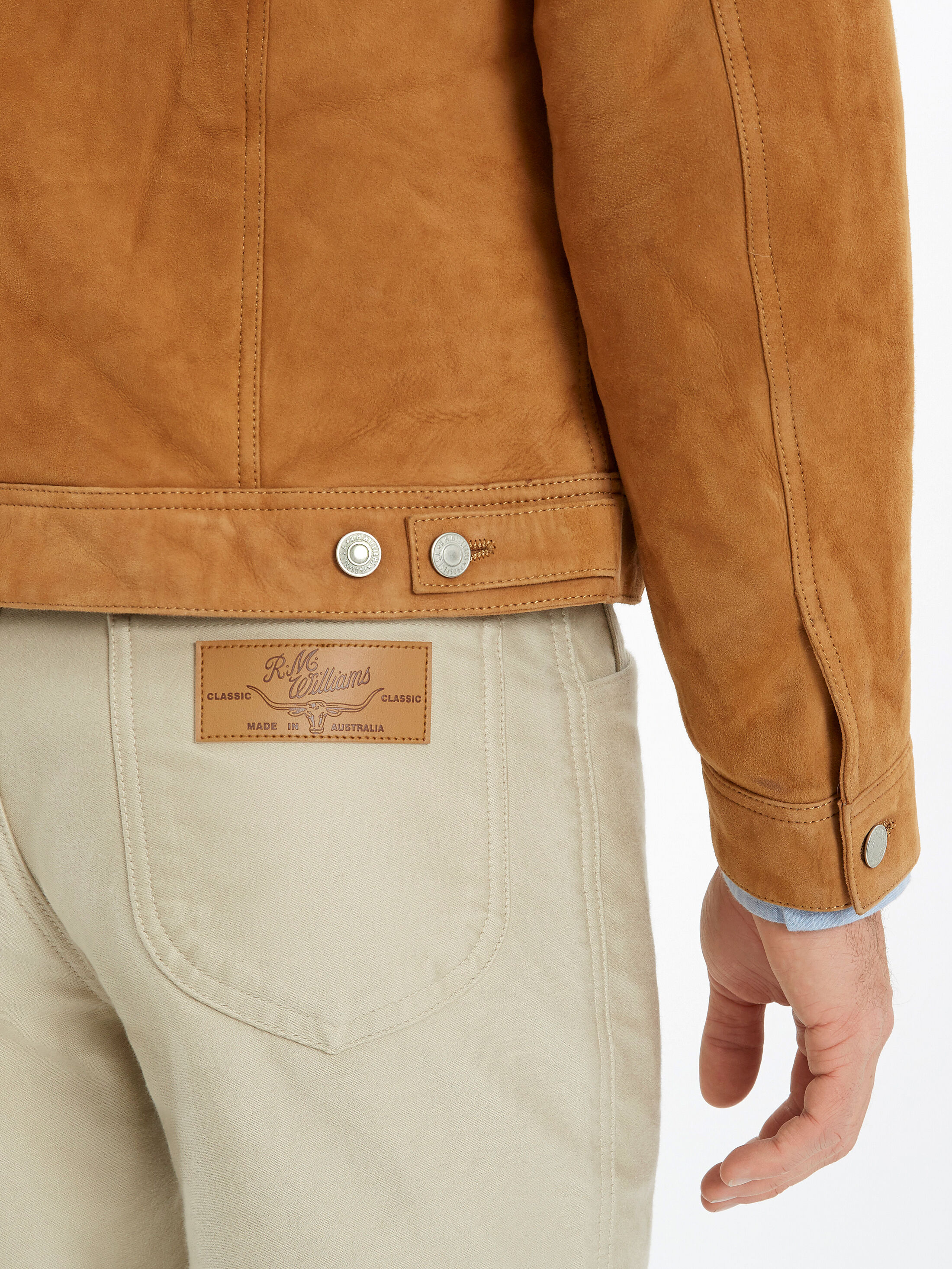 rm williams shearling jacket