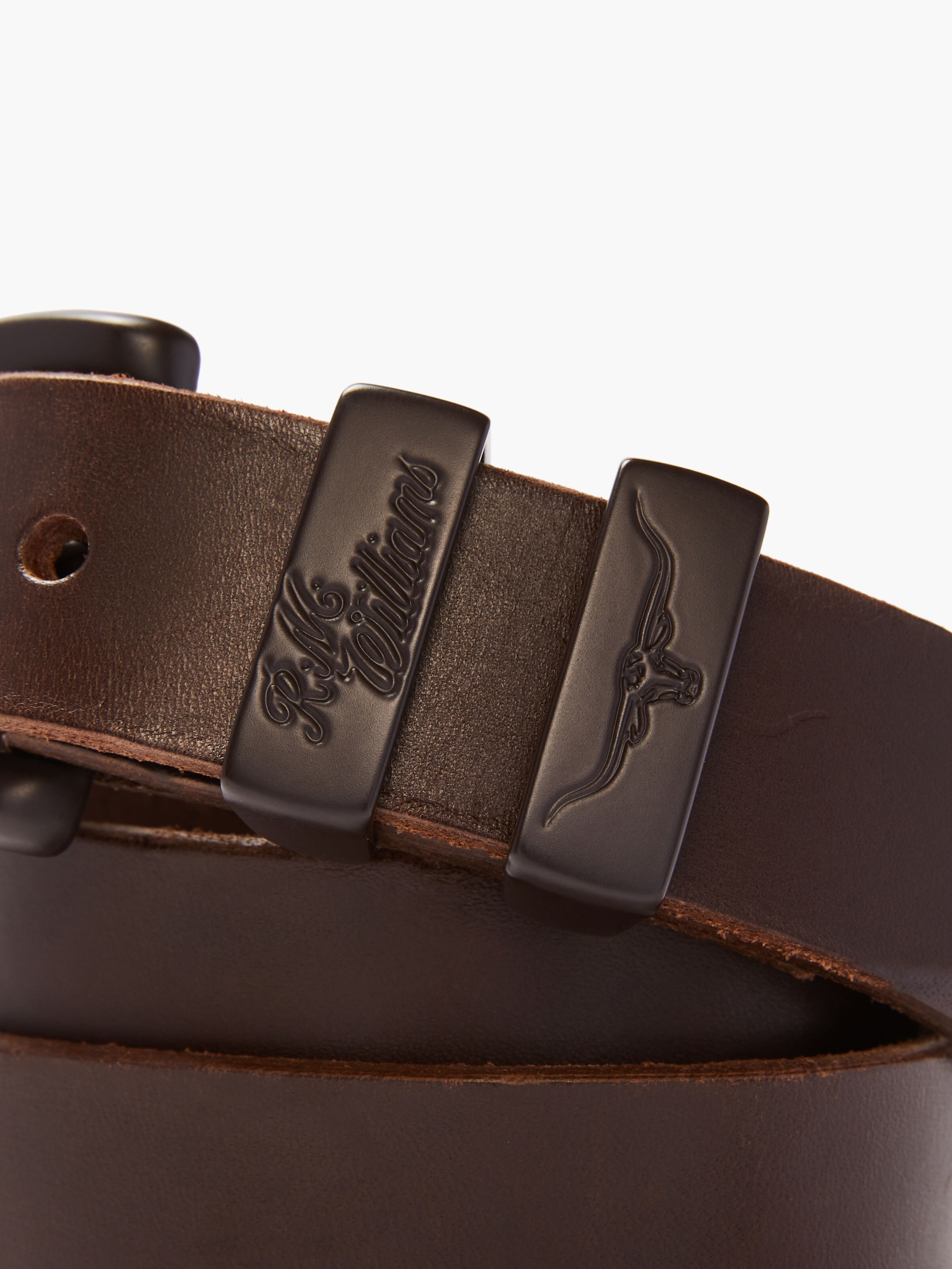 rm williams leather belt