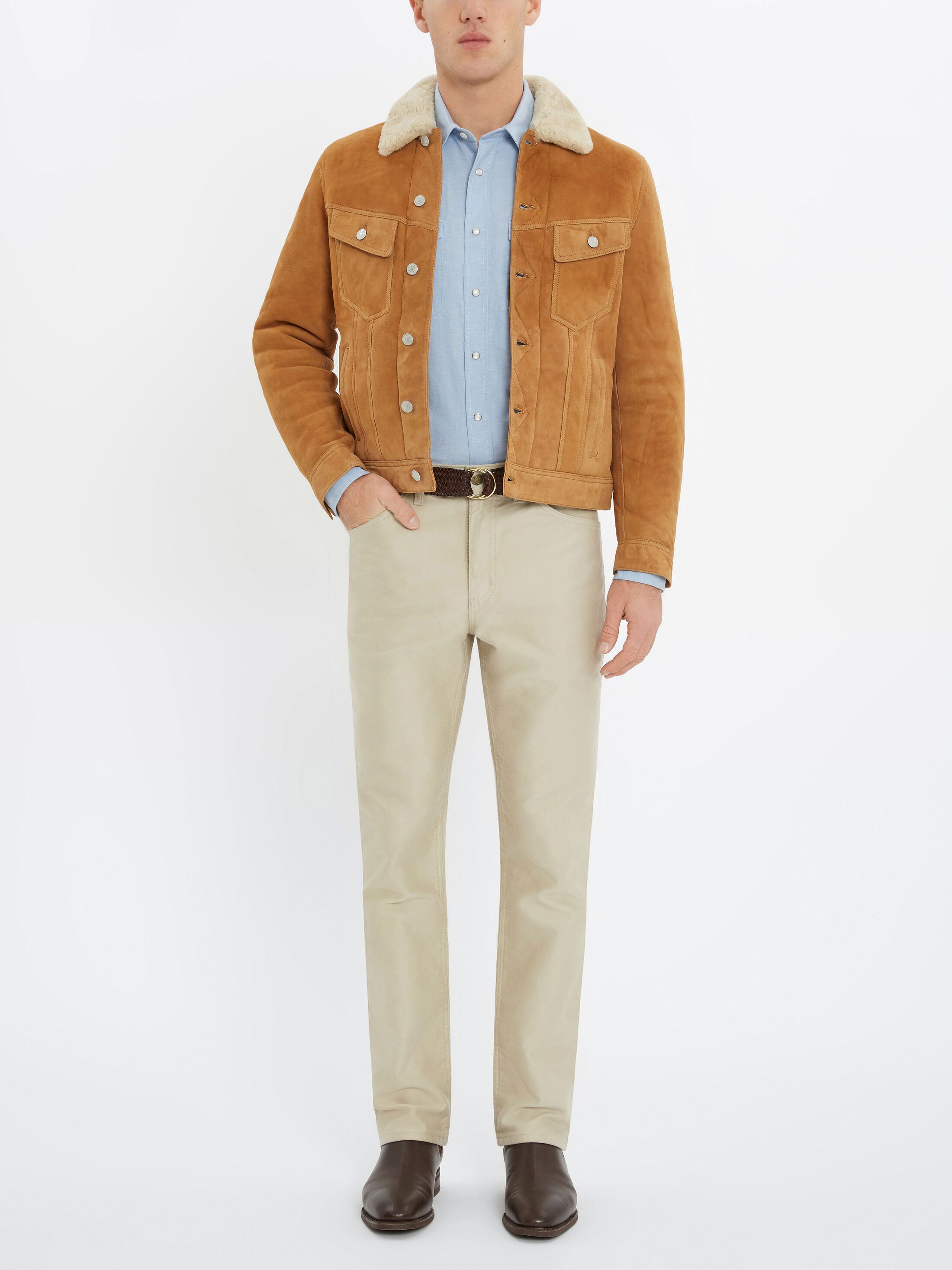 rm williams shearling jacket