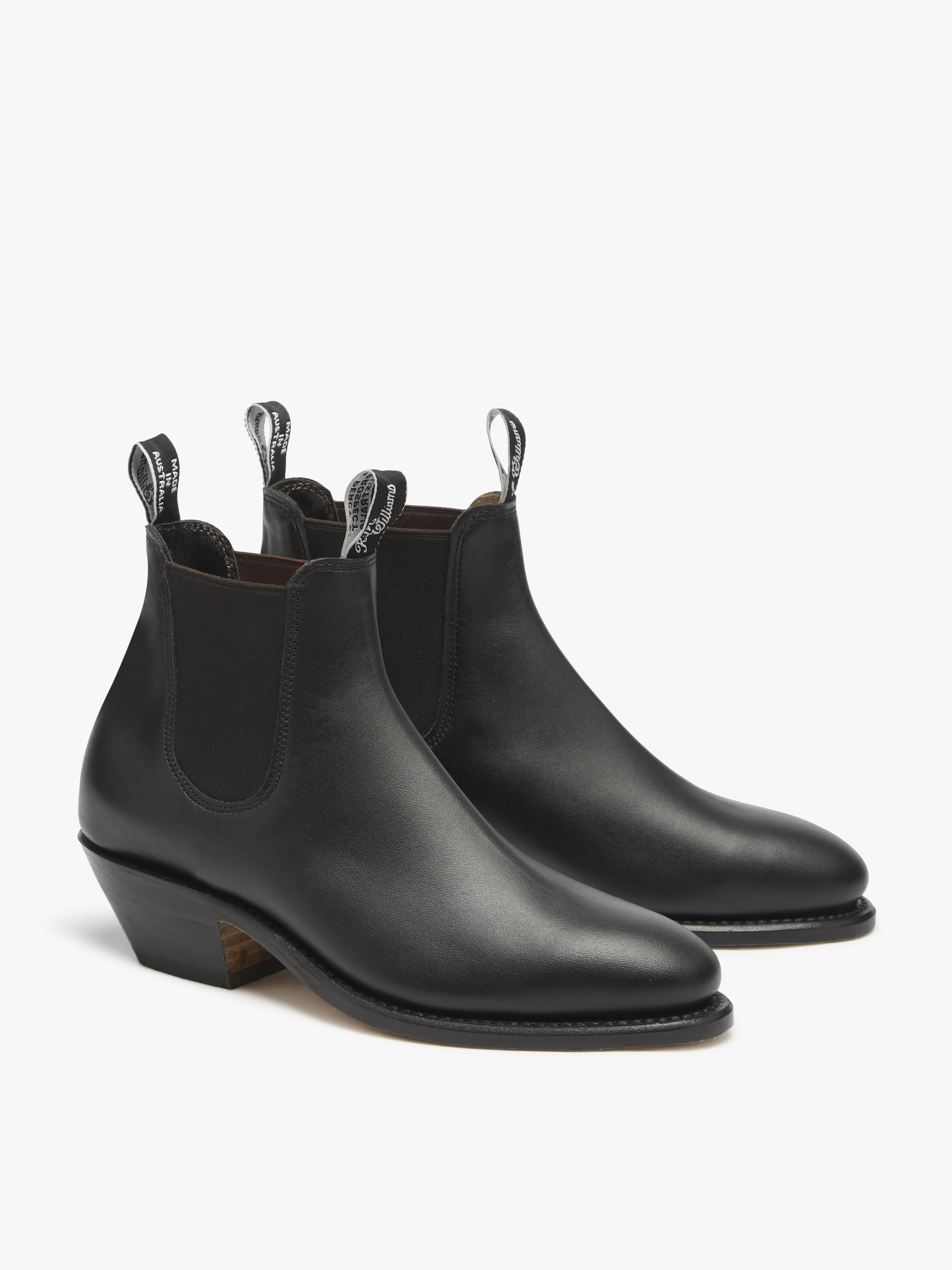 cuban heel boots