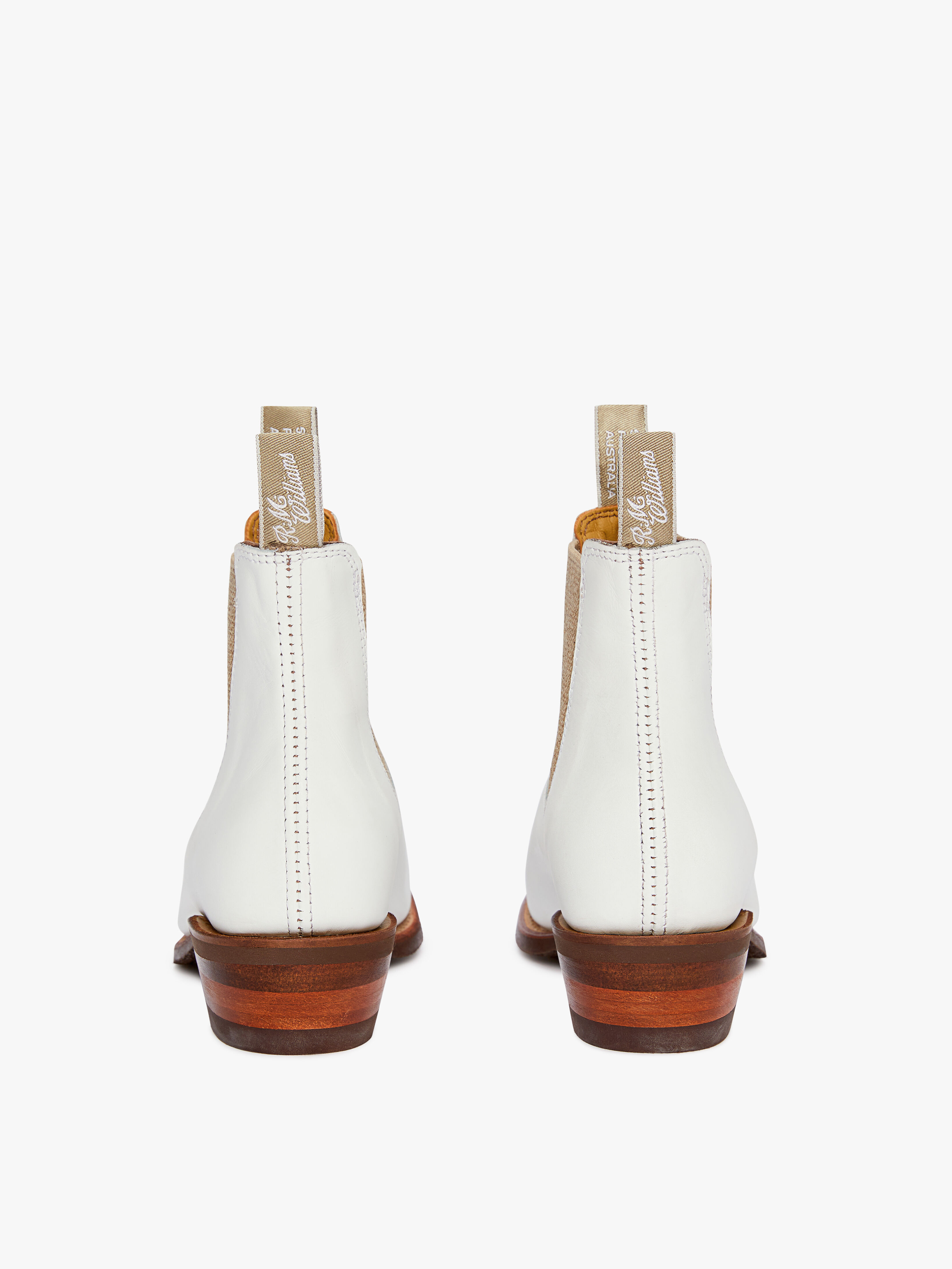 white rm williams boots