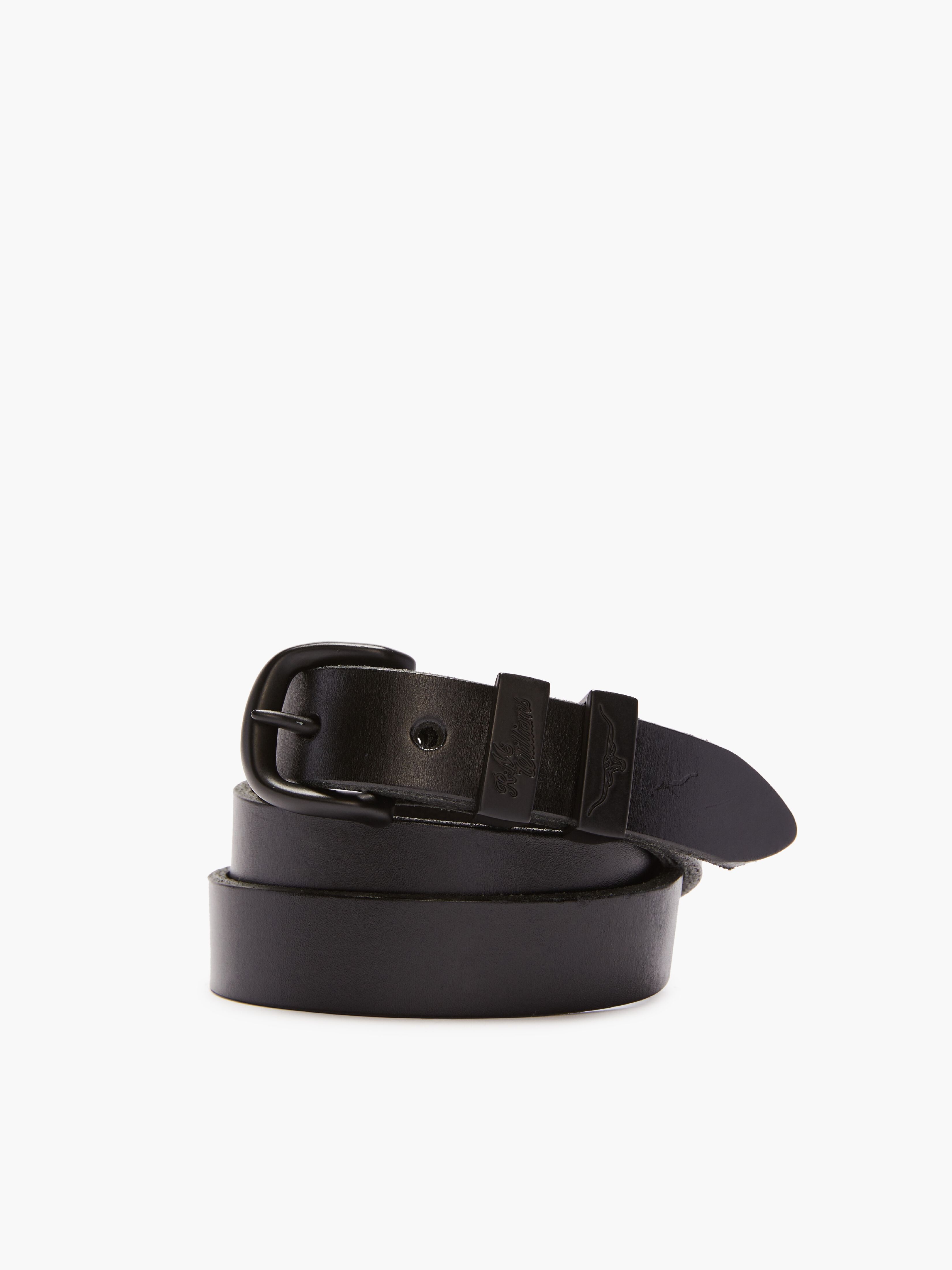 Rm williams belt black sales