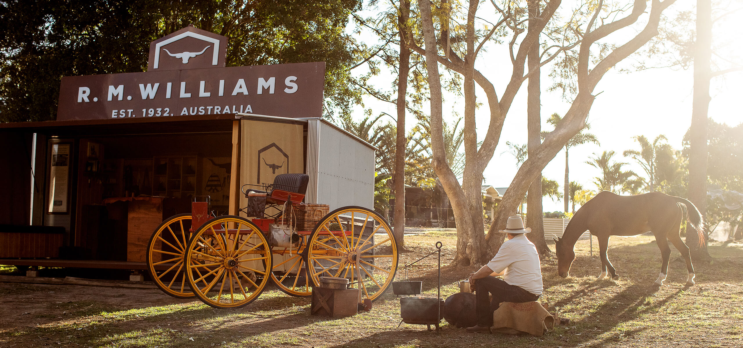 Introducing The Hut - The R.M.Williams travelling workshop
