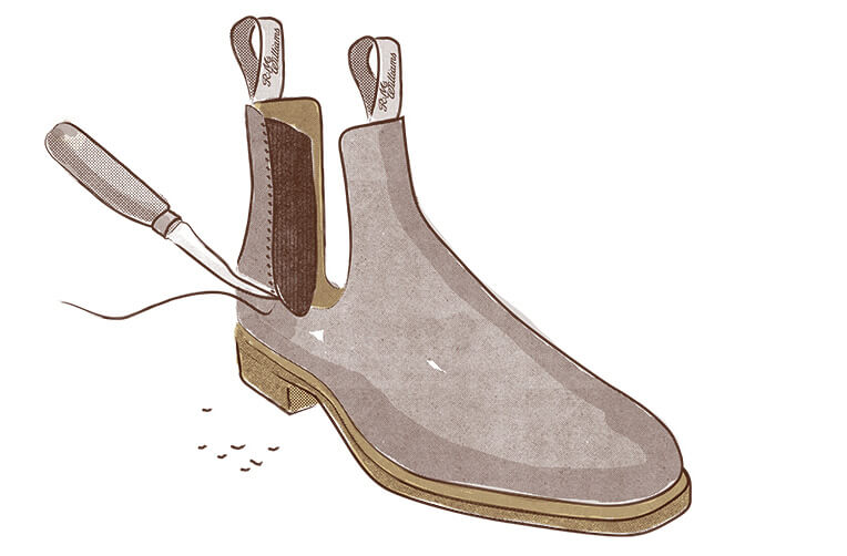 rm williams heel replacement