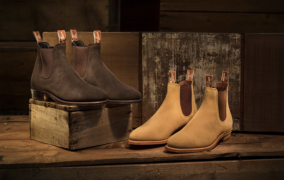 R.M. Williams Comfort Craftsman - Havana Suede, Chelsea Boots