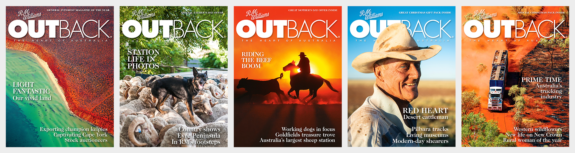 Outback Magazine Covers