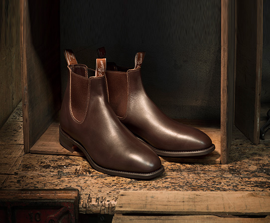 Handcrafted Leather Boots, Clothing 