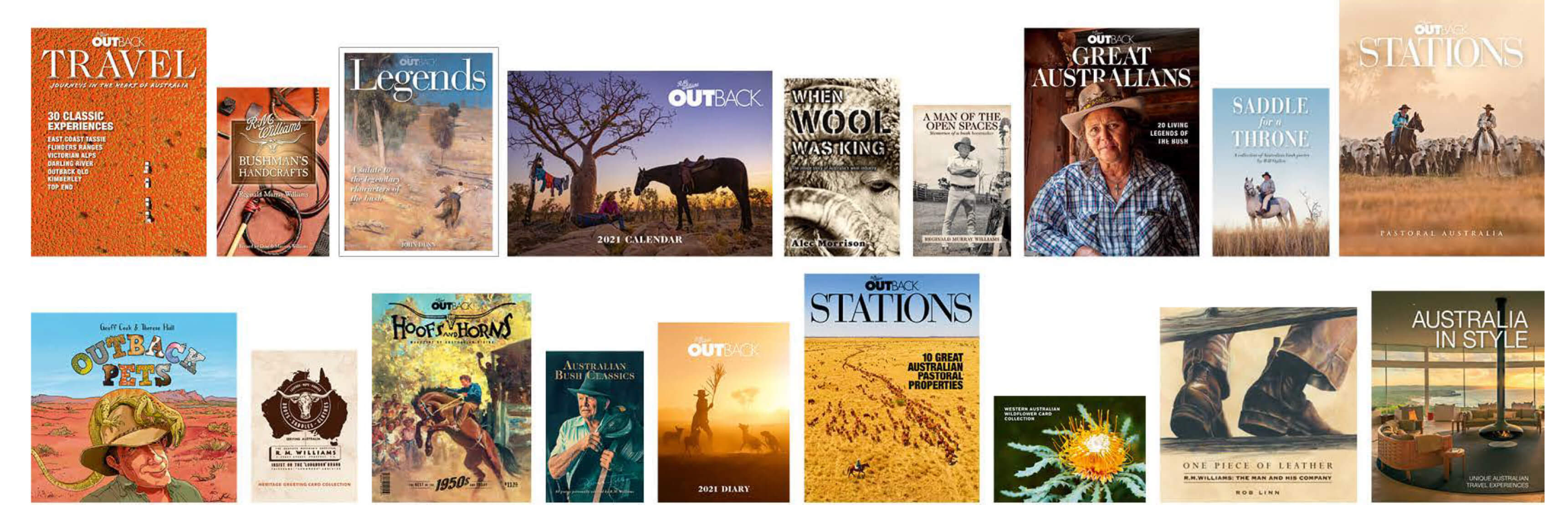 OUTBACK Publication Covers