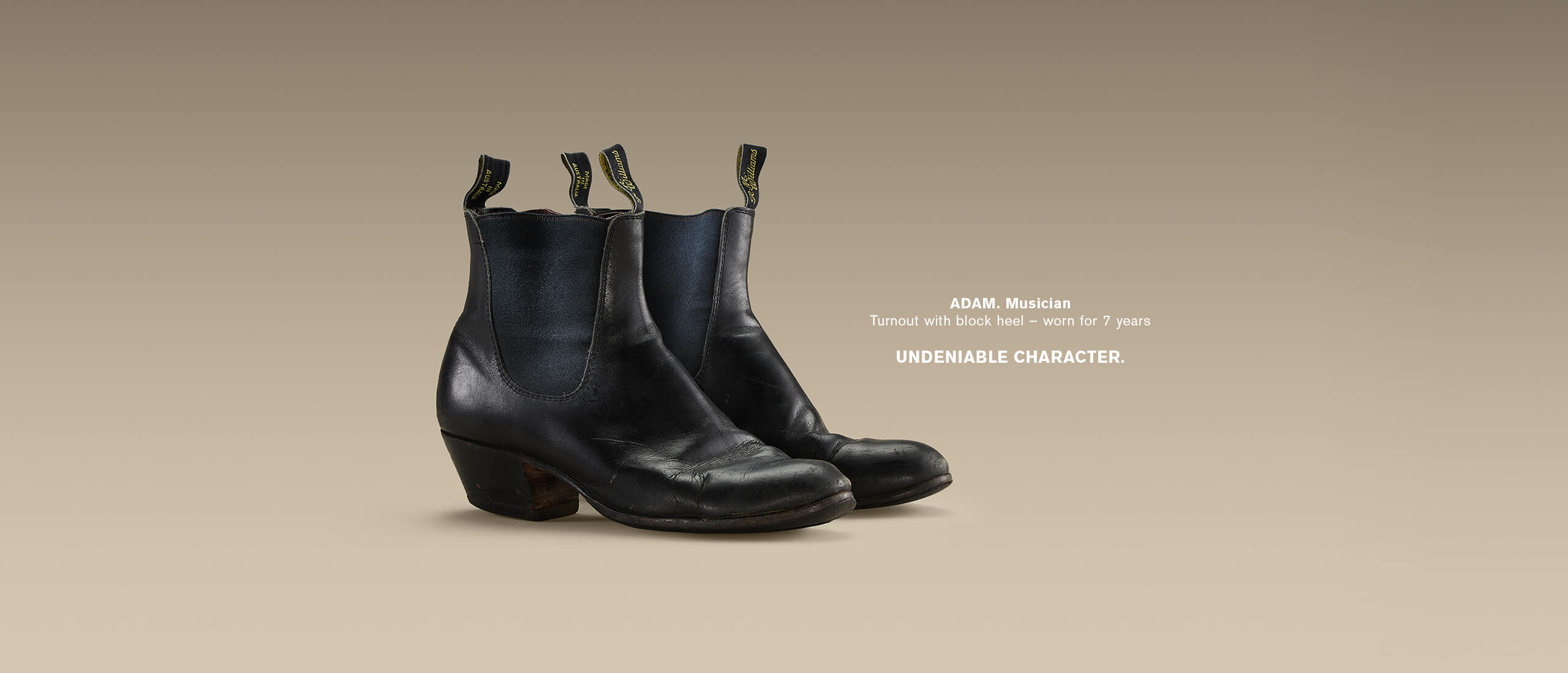 Adam's R.M.Williams Made To Order Turnout with cuban heel boots Adam's R.M.Williams Made To Order Turnout with cuban heel boots