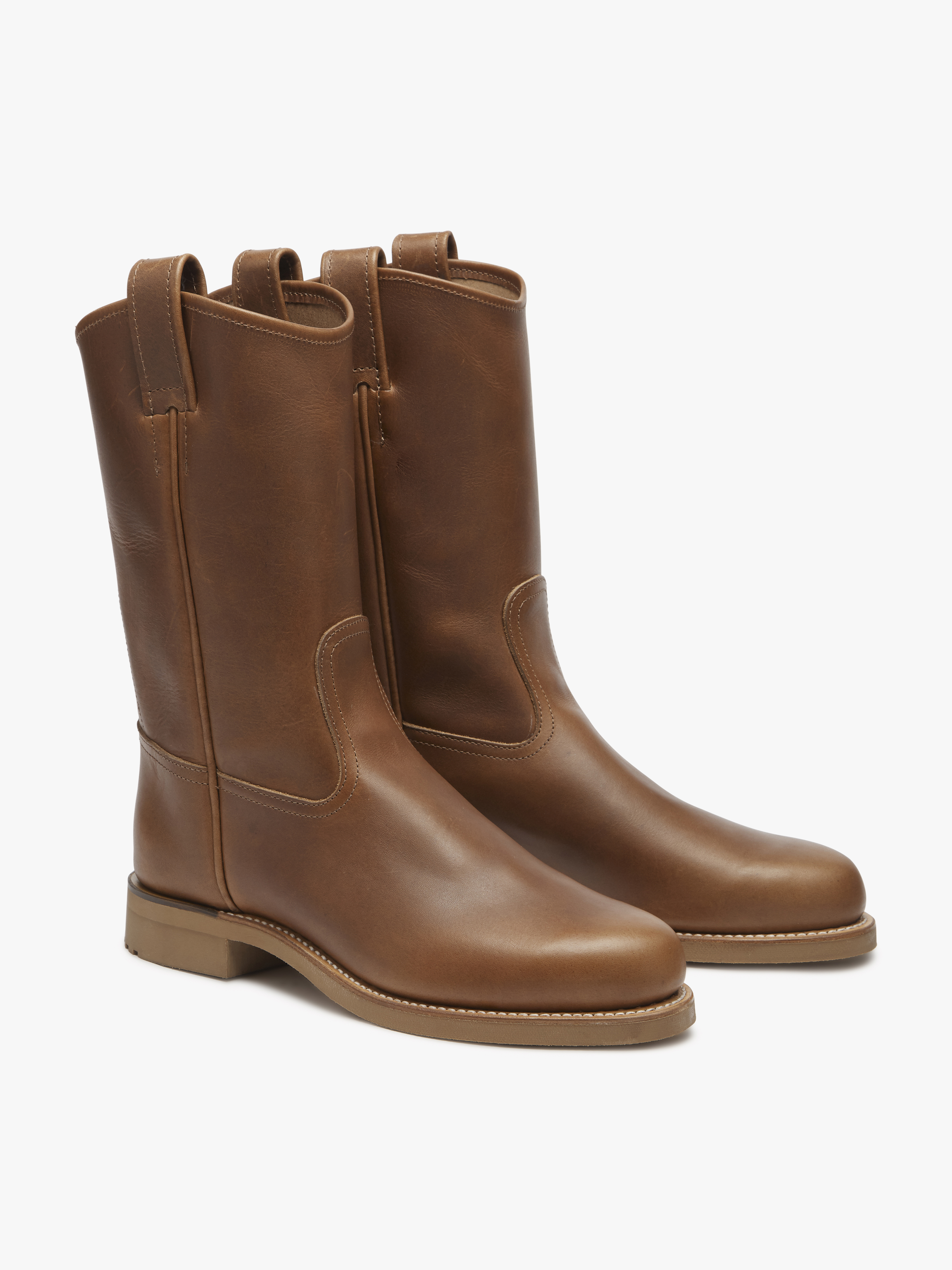 R.M.Williams - Men's Stuart Top Boot, Brown, (Size 4.5)