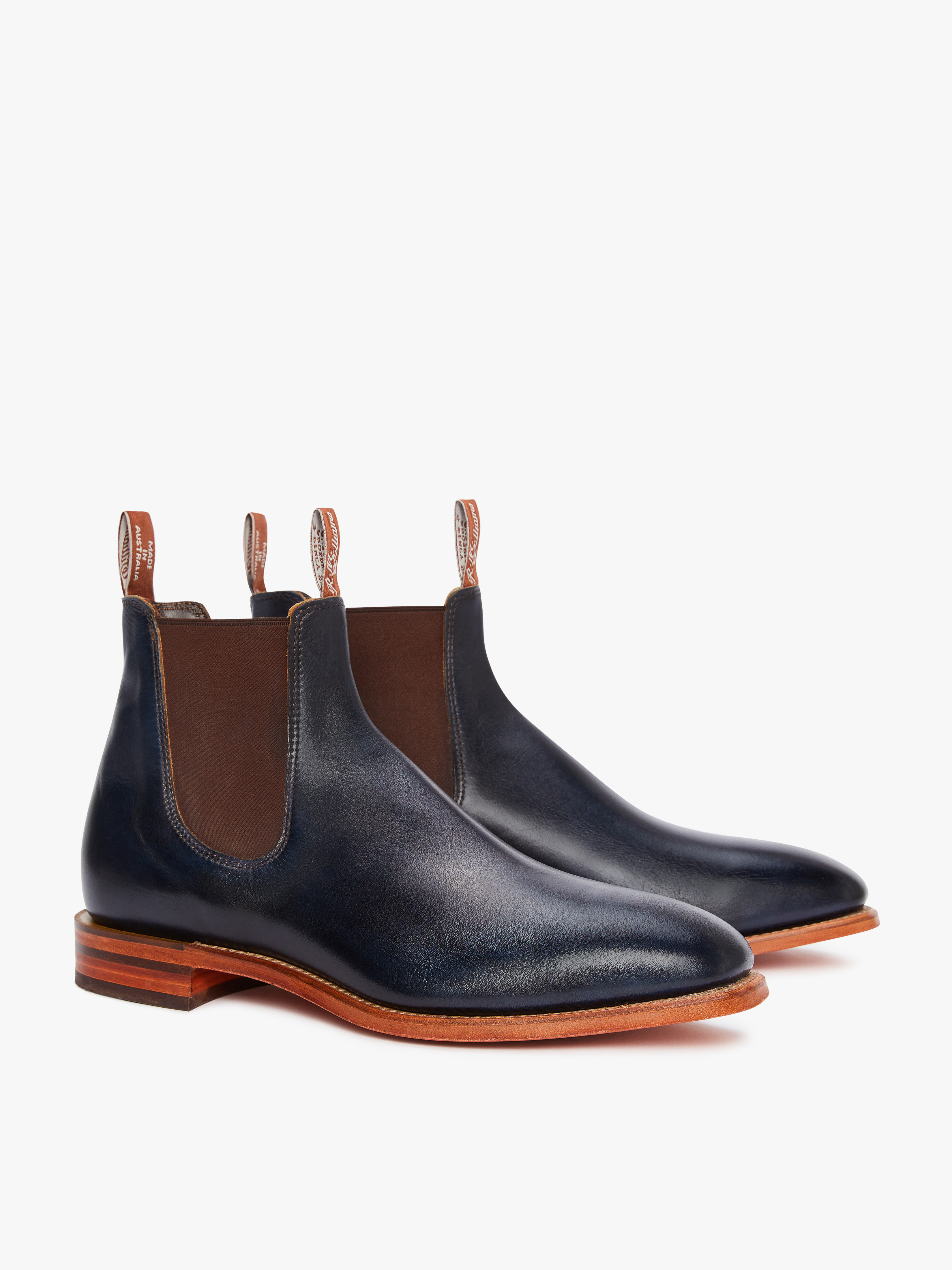 rm williams navy boots