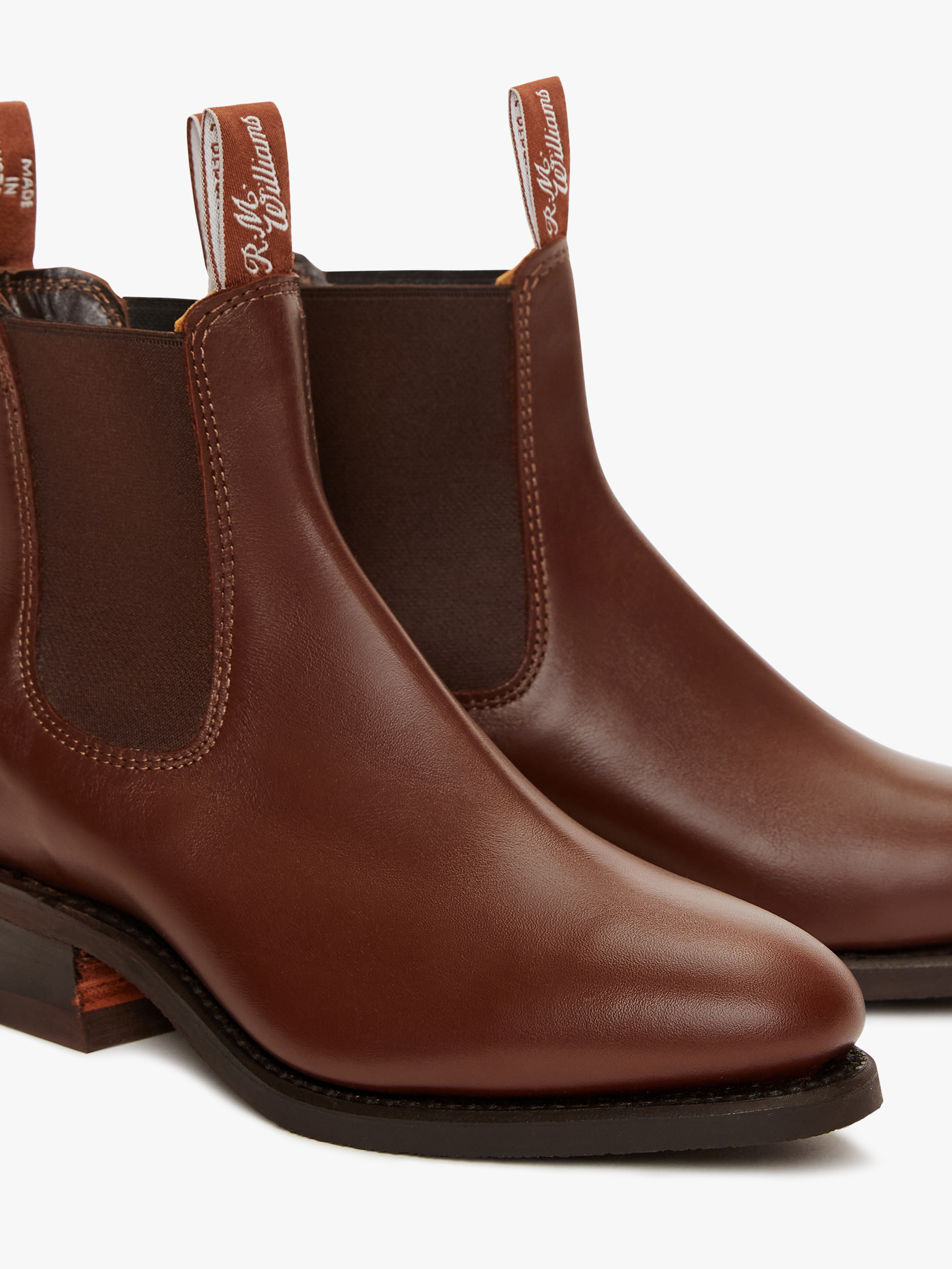 Dark Tan Lady Yearling Rubber Sole 